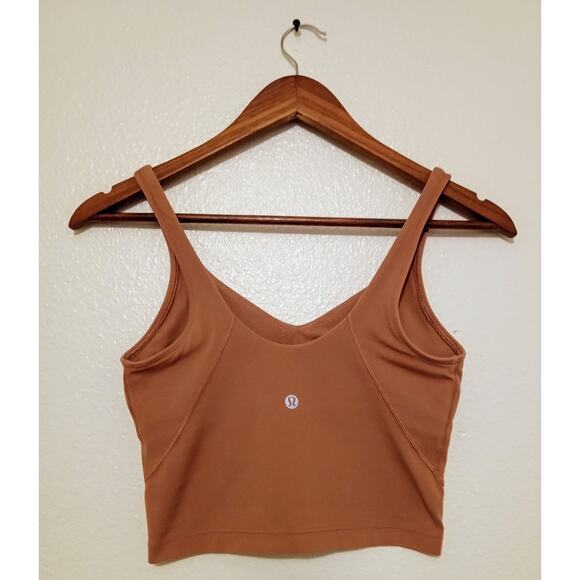 Lululemon Align Tank Top Sports Bra Women's Size 4 Spiced Chai - Picture 2 of 7